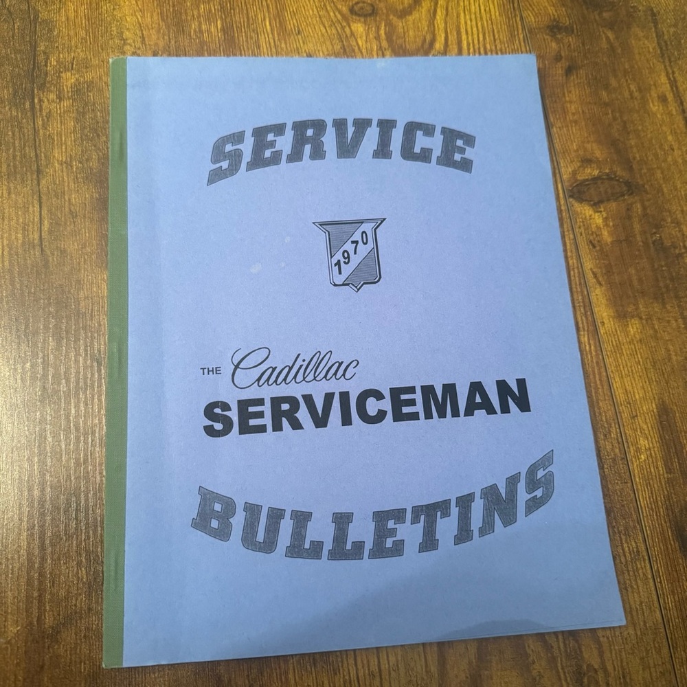 1970 Cadillac Serviceman Service‎ Bulletins Dealer Manual GM OEM Book